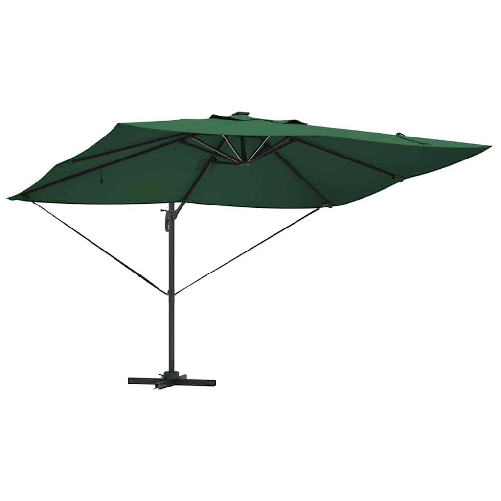 Umbrella Green 352 x 251 x 265 cm Polyester and Aluminium