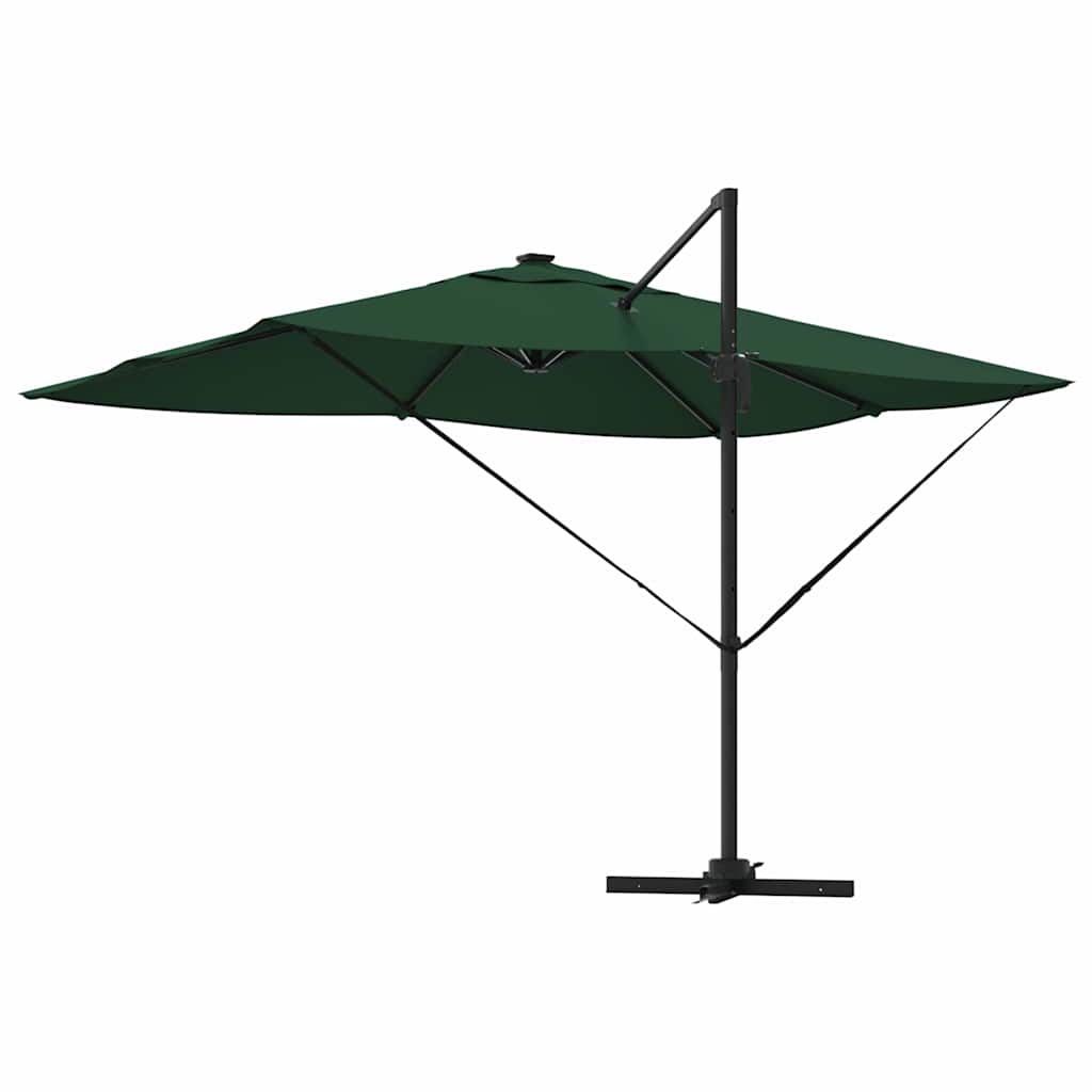 Umbrella Green 352 x 251 x 265 cm Polyester and Aluminium