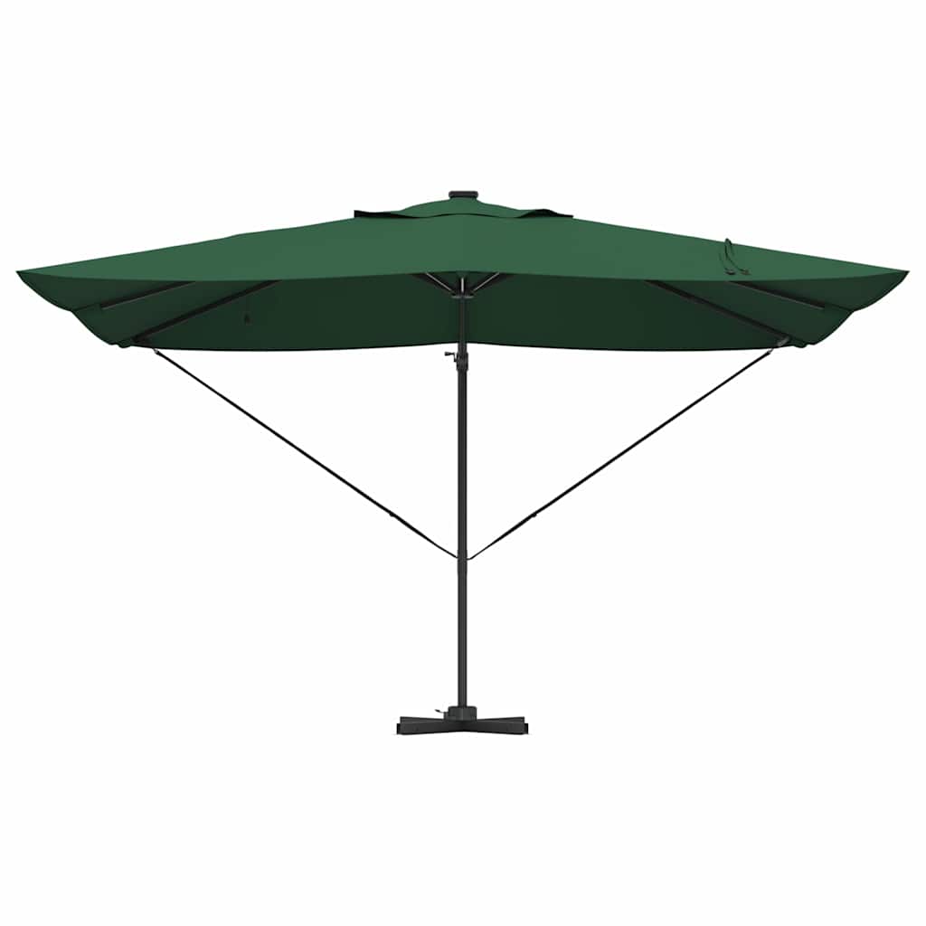 Umbrella Green 352 x 251 x 265 cm Polyester and Aluminium