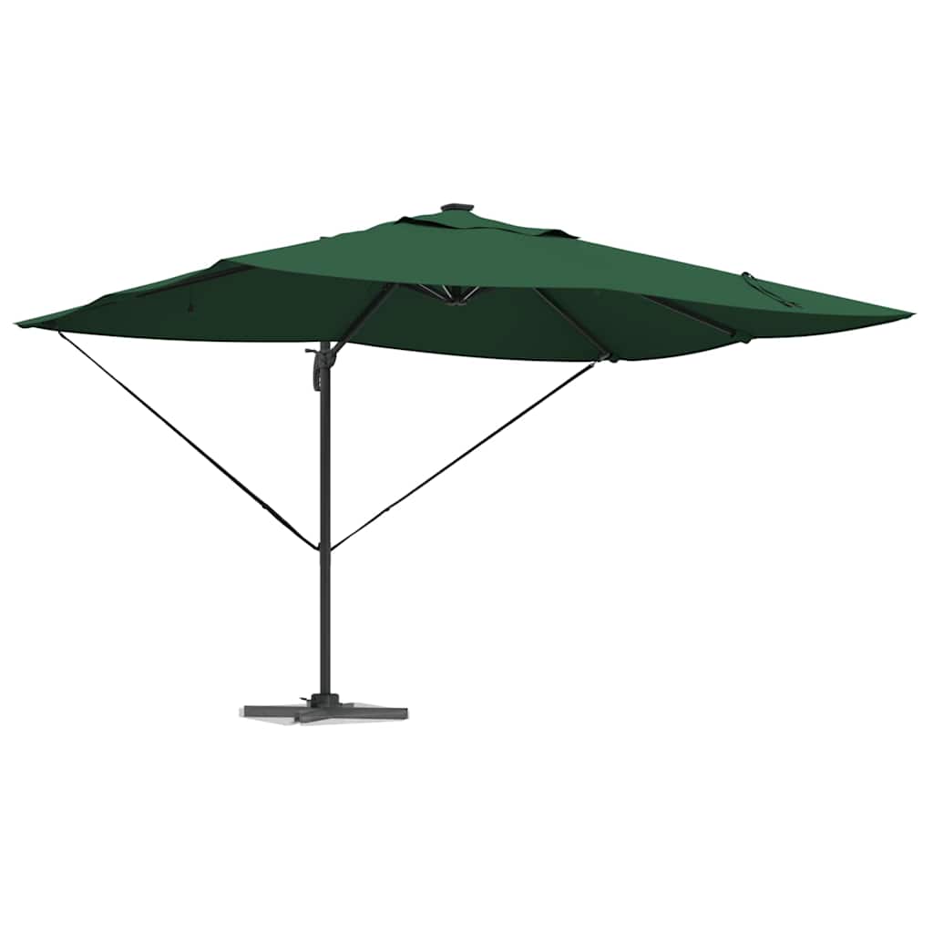 Umbrella Green 352 x 251 x 265 cm Polyester and Aluminium