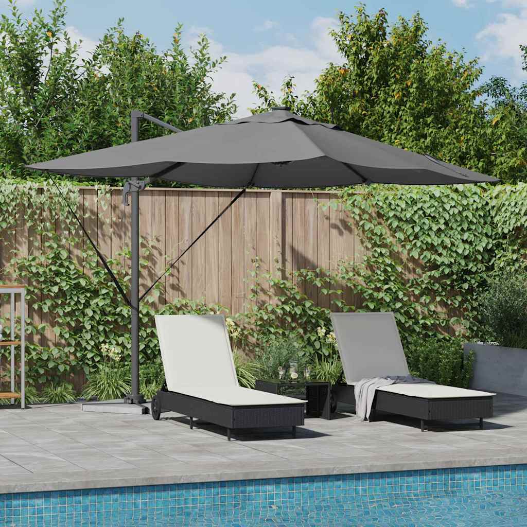 Umbrella Anthracite 352 x 251 x 265 cm Polyester and Aluminium