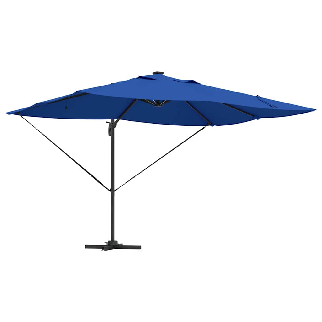 Umbrella Azurblau 352 x 251 x 265 cm Polyester and Aluminium