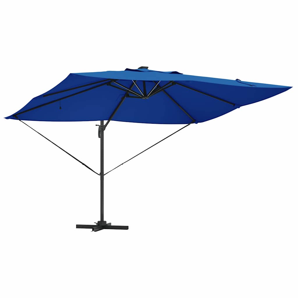 Umbrella Azurblau 352 x 251 x 265 cm Polyester and Aluminium
