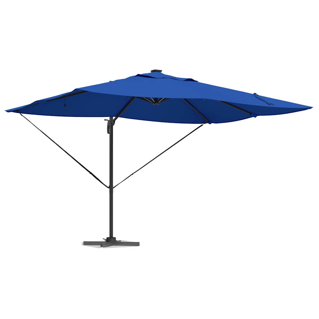 Umbrella Azurblau 352 x 251 x 265 cm Polyester and Aluminium