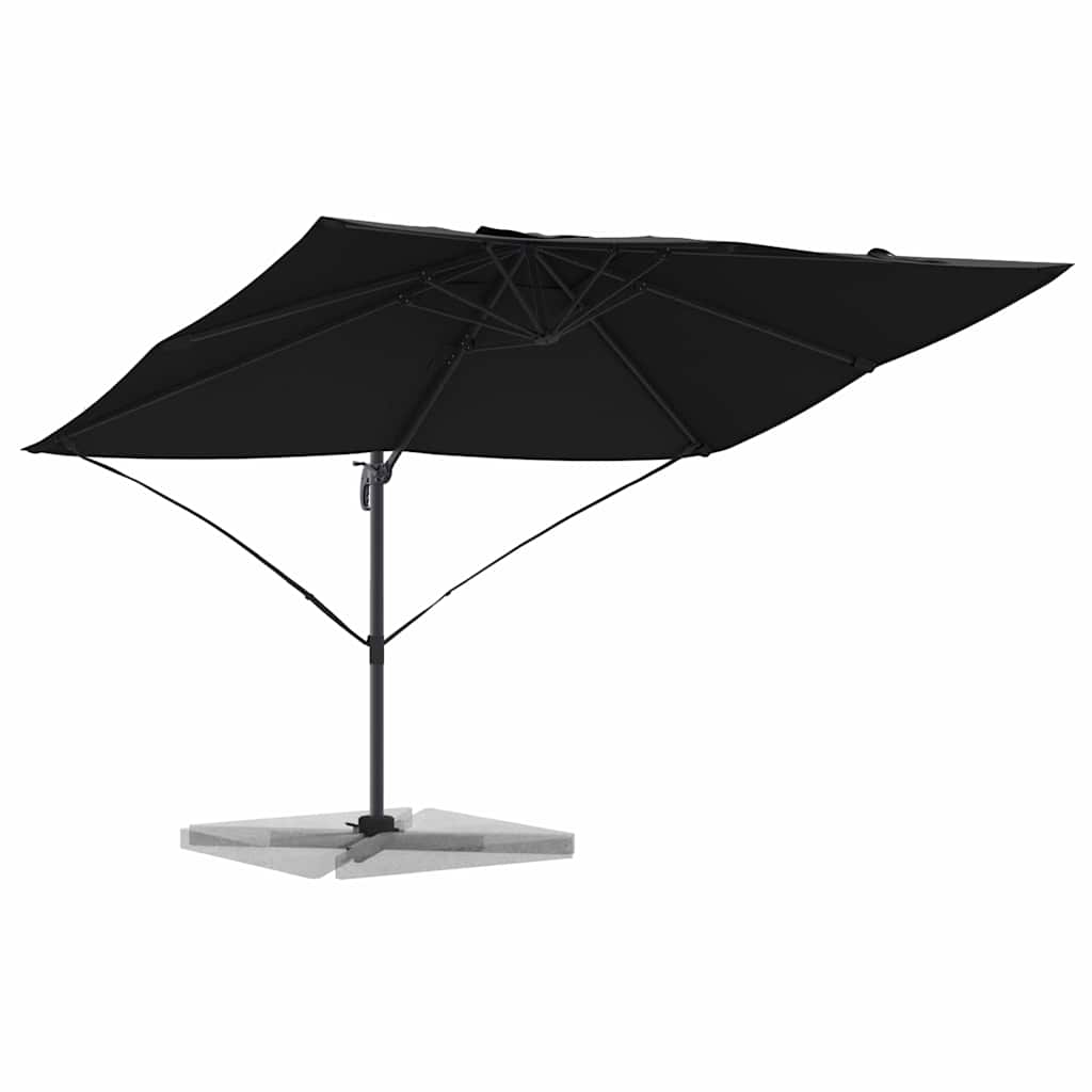 Umbrella Black 351 x 250 x 260 cm Polyester and Aluminium