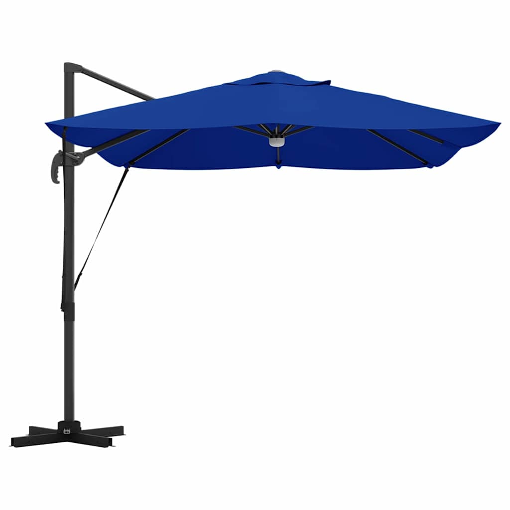Umbrella 351 x 250 x 253 cm Polyester and Aluminium Azurblau