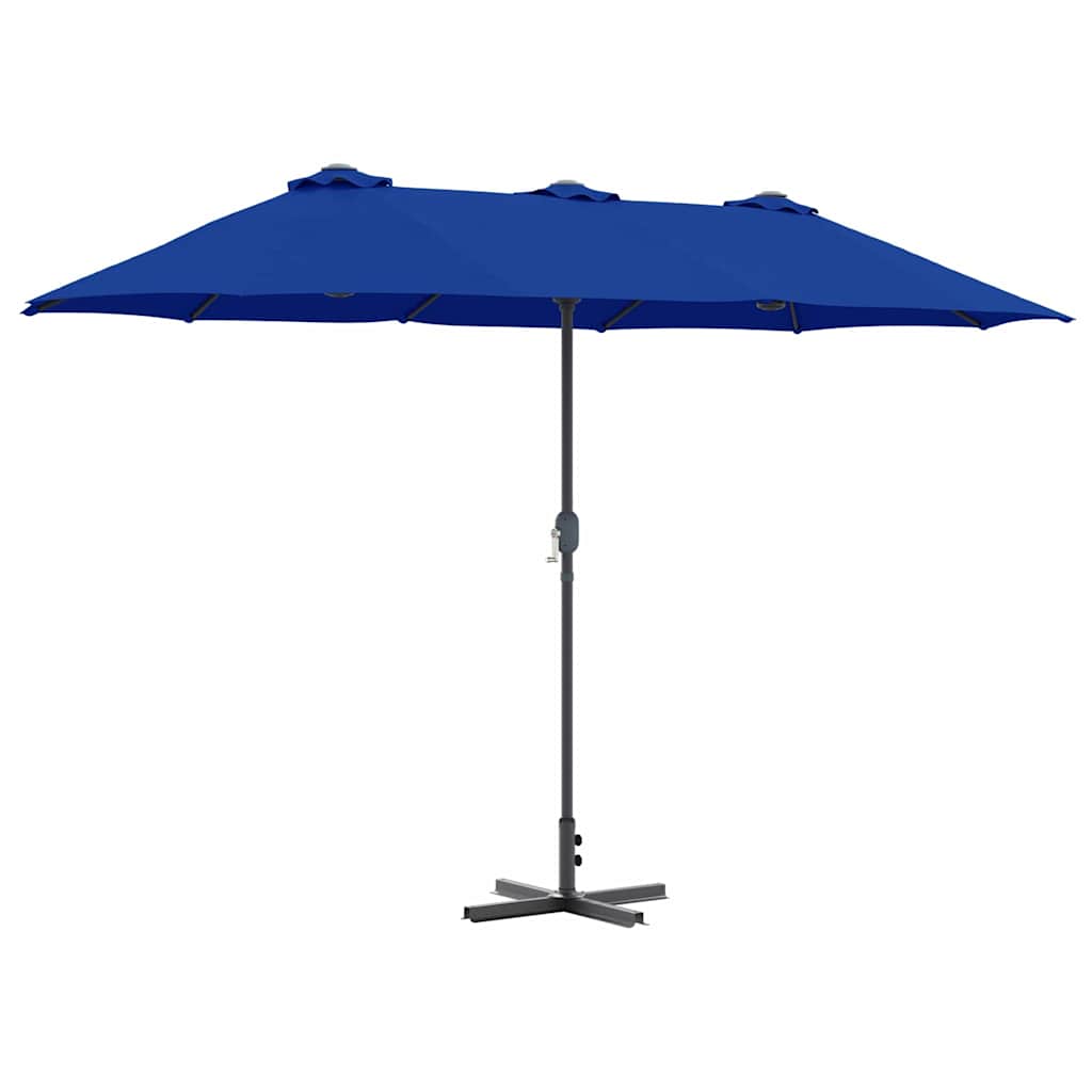 Garden Parasol 370 x 197 x 239 cm Polyester and Aluminium