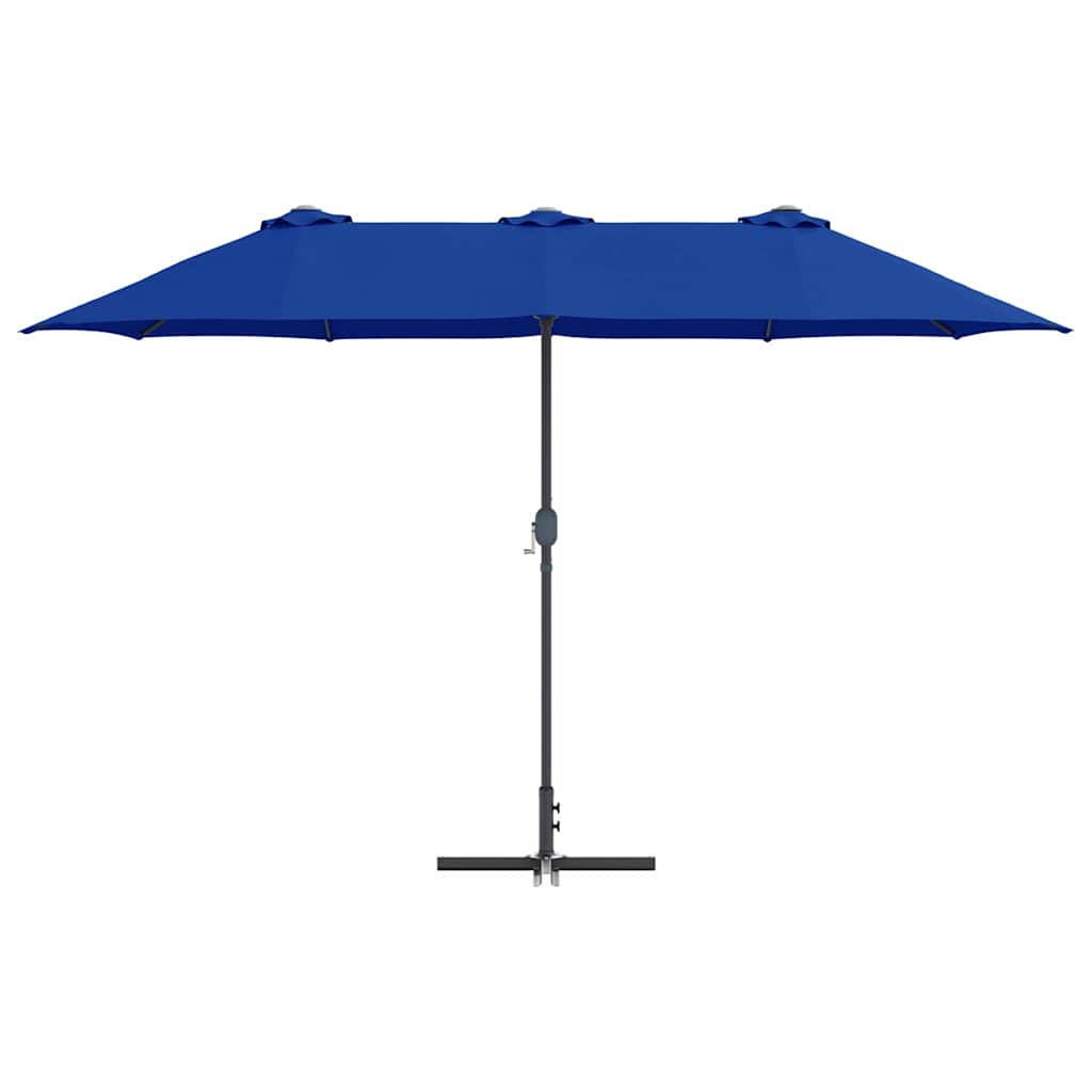 Garden Parasol 370 x 197 x 239 cm Polyester and Aluminium