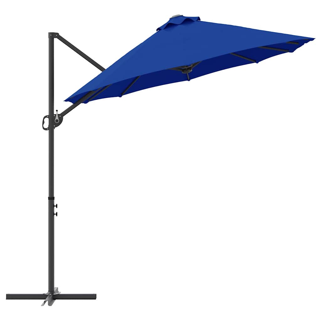 Umbrella 372 x 198 x 243 cm Polyester and Aluminium Azurblau