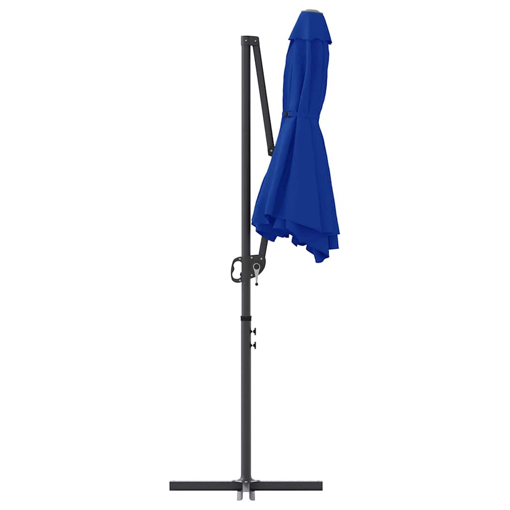 Umbrella 372 x 198 x 243 cm Polyester and Aluminium Azurblau