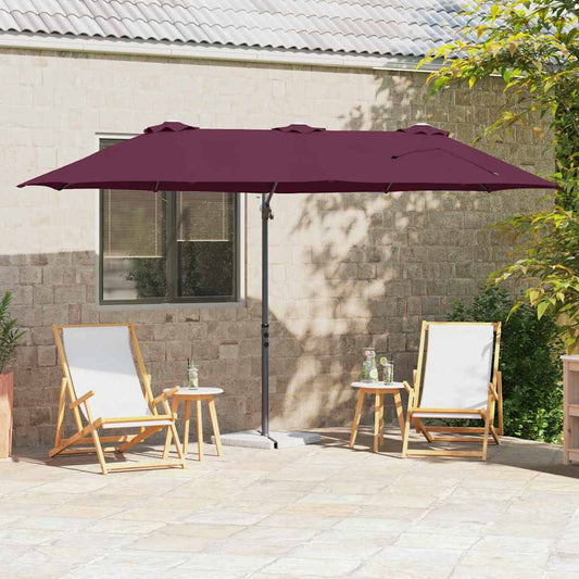 Umbrella Bordeaux Red 372 x 198 x 243 cm