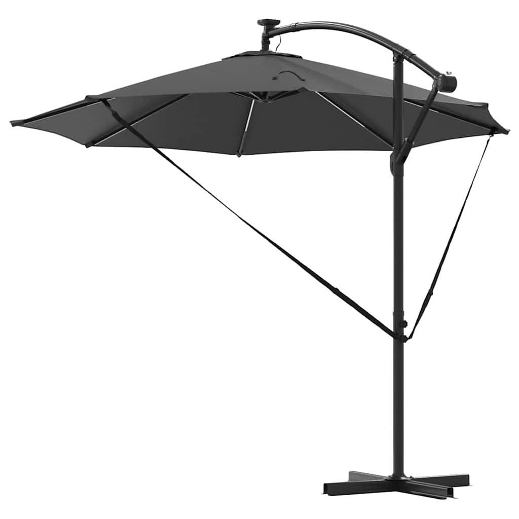 Umbrella Anthracite 294 x 294 x 248 cm Polyester and Aluminium