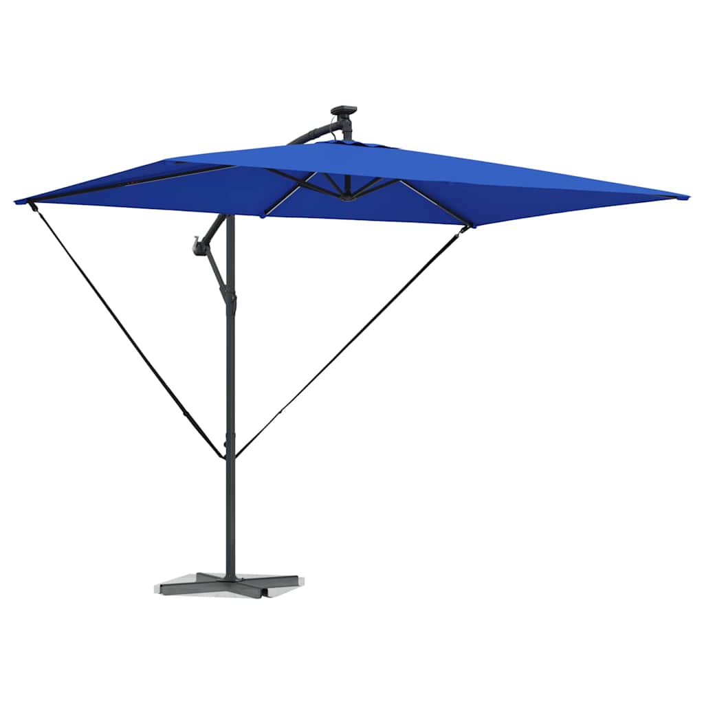 Umbrella 294 x 200 x 270 cm Polyester and Aluminium Azurblau