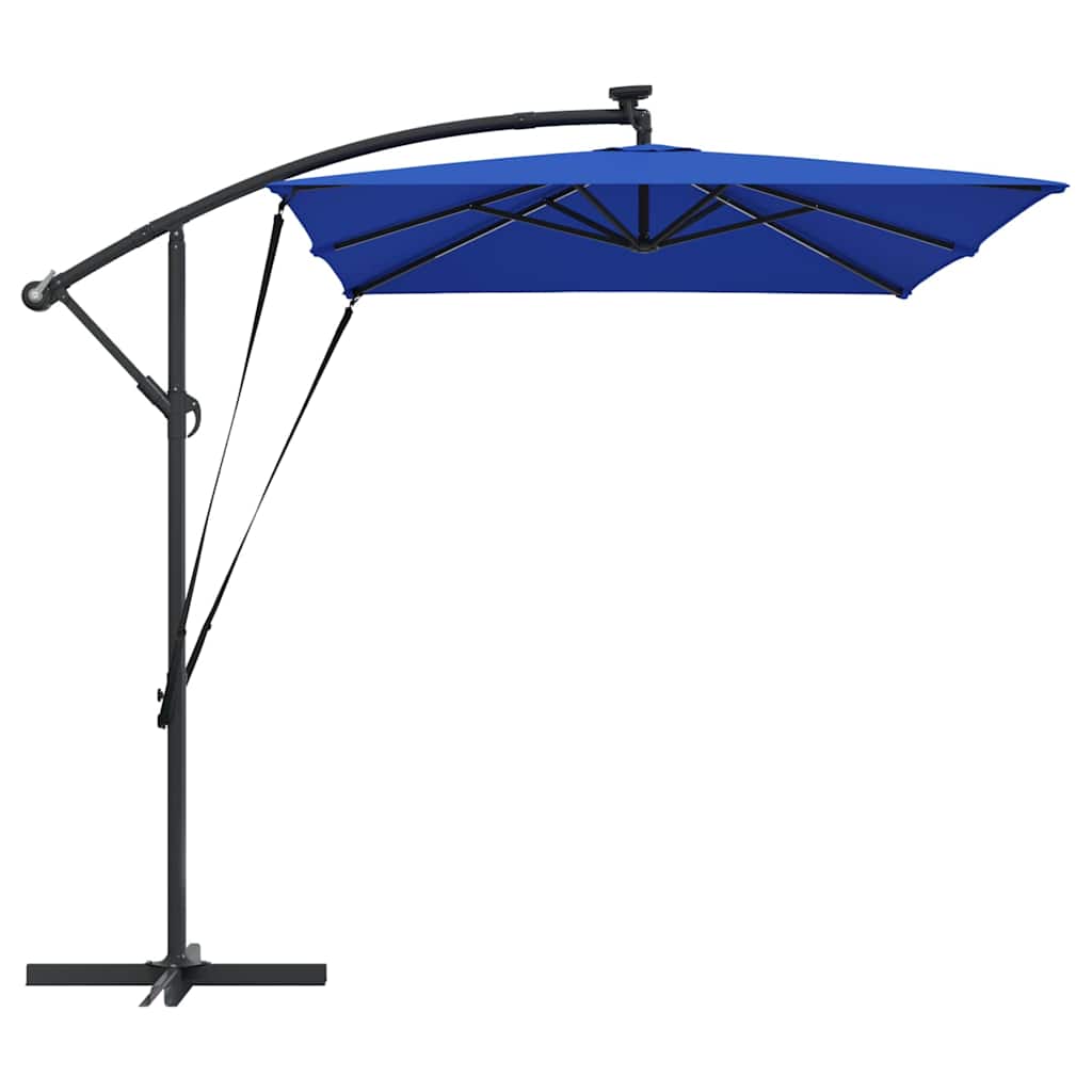 Umbrella 294 x 200 x 270 cm Polyester and Aluminium Azurblau