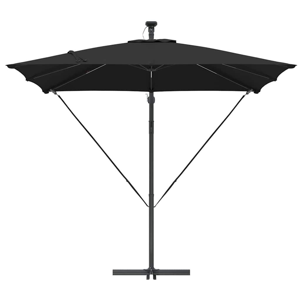 Umbrella Black 249 x 249 x 250 cm Polyester and Aluminium