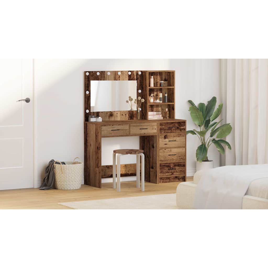 Dressing Table Brown 78.5 x 41 x 135 cm Engineered wood