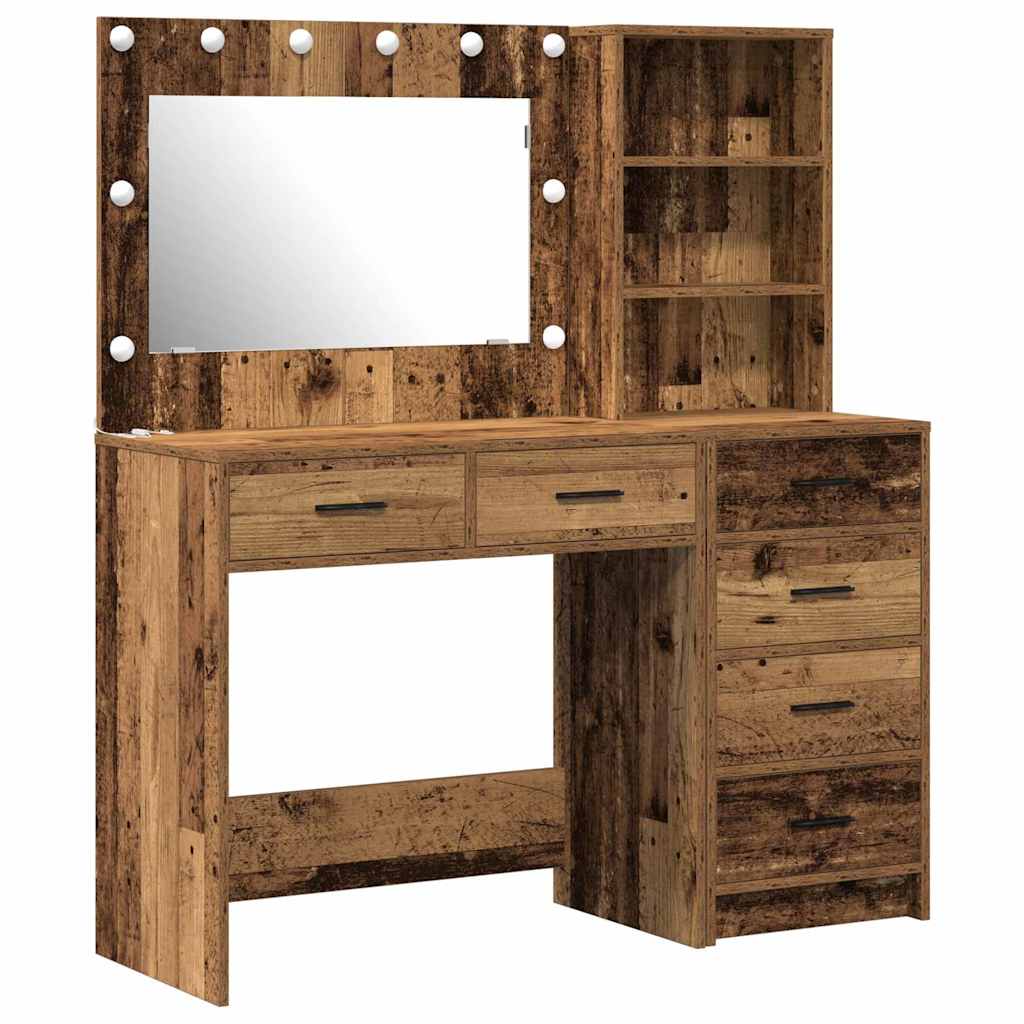 Dressing Table Brown 78.5 x 41 x 135 cm Engineered wood