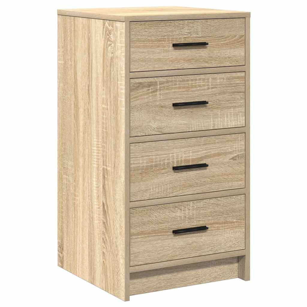 Dressing Table with Drawer 3 pcs Sonoma Oak Engineered Wood