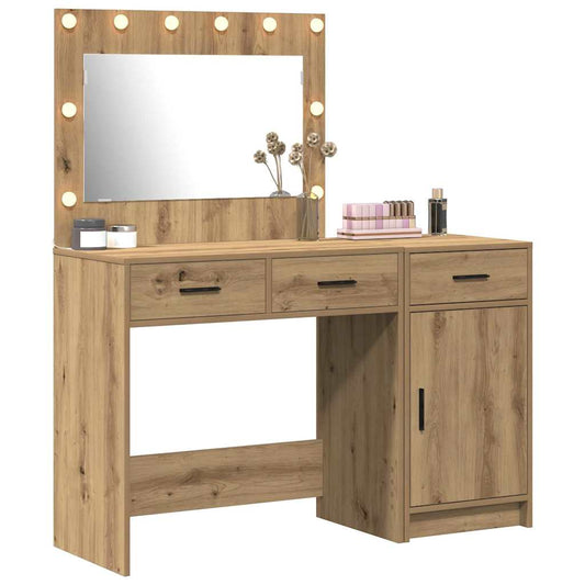 Dressing Table 2 pcs Brown 40 x 41 x 75 cm Engineered wood