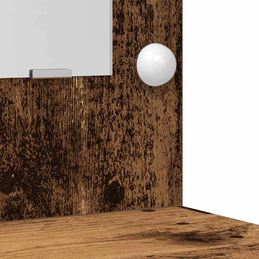 Dressing Table 2 pcs Brown 50 x 41 x 135 cm Engineered wood