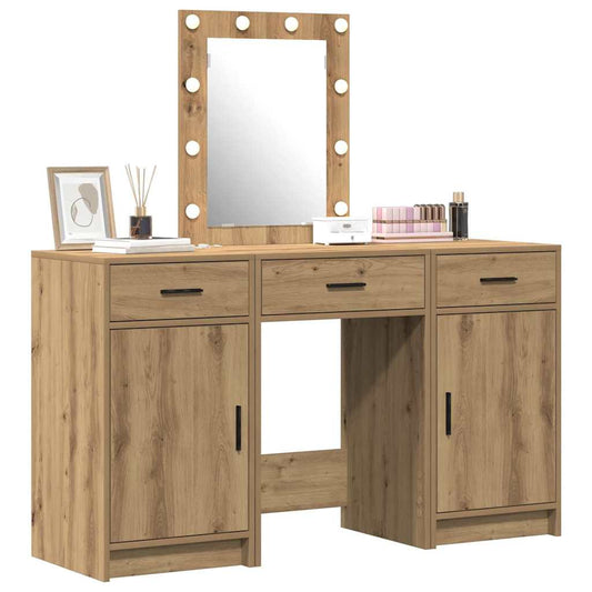 Dressing Table Brown 50 x 41 x 135 cm Engineered Wood