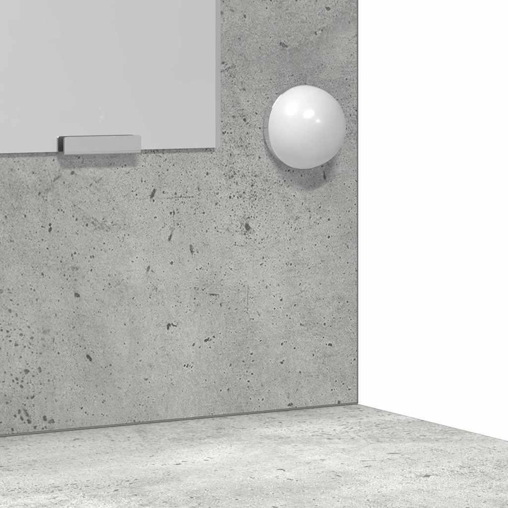 Dressing Table Set 3 pcs Concrete Grey Engineered Wood