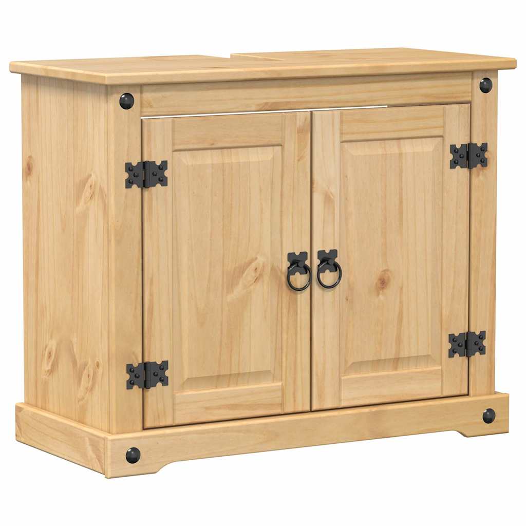3 Piece Bathroom Furniture Set "Corona" Solid Wood Pine