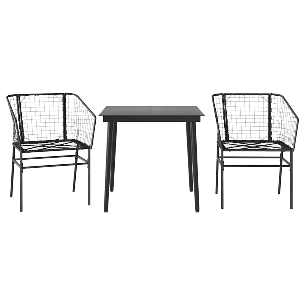 Garden Dining Set | Black