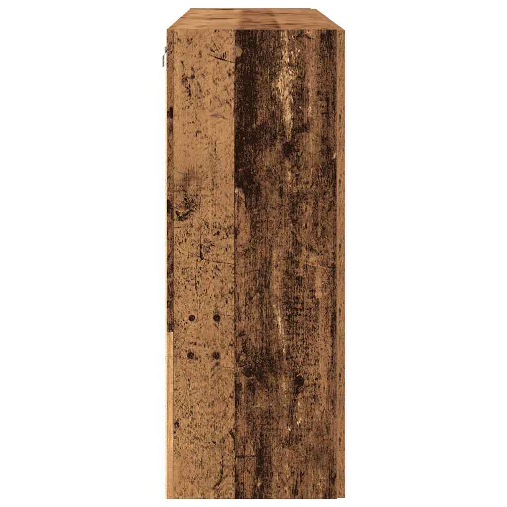 Wall Cabinets 2 pcs Old Wood 69.5 x 34 x 90 cm Engineered Wood