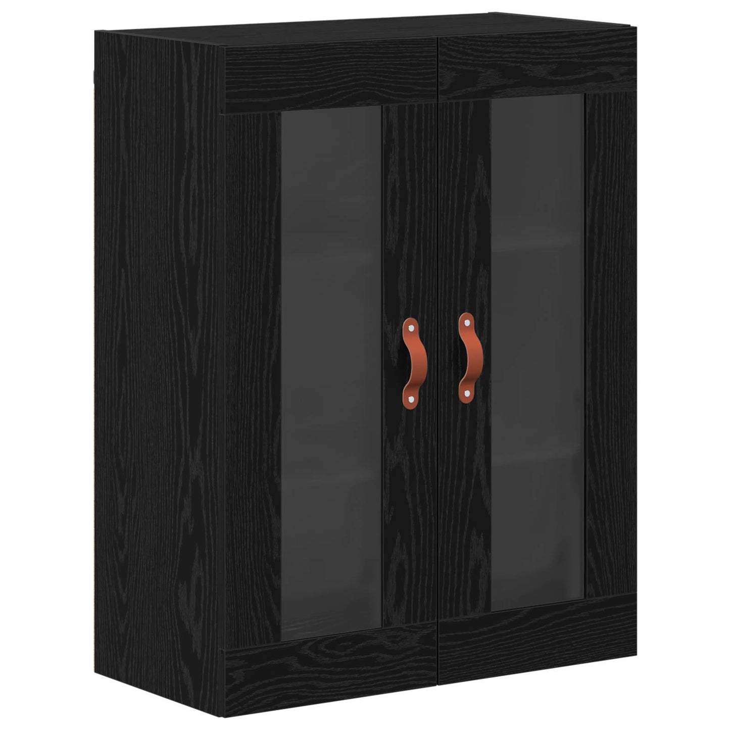 Wall Cabinets 2 pcs Black Oak 69.5 x 34 x 90 cm Engineered Wood