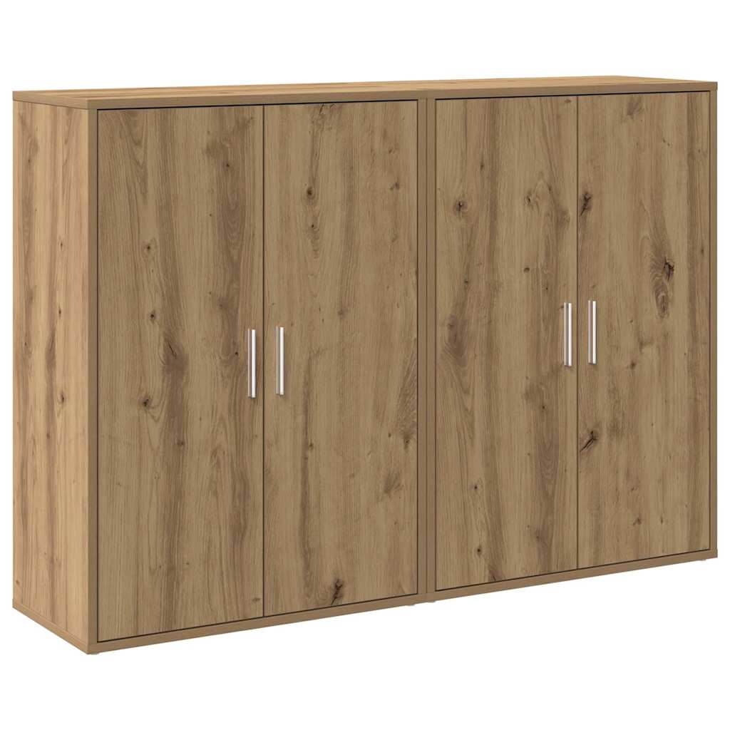 Sideboard 2 pcs Artisan Oak 60 x 31 x 84 cm Engineered Wood