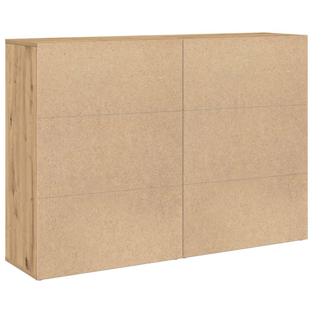 Sideboard 2 pcs Artisan Oak 60 x 31 x 84 cm Engineered Wood
