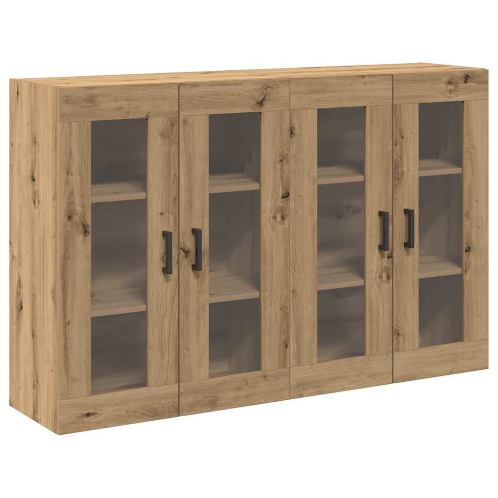 Wall Cabinets 2 pcs Artisan Oak 69.5 x 34 x 90 cm