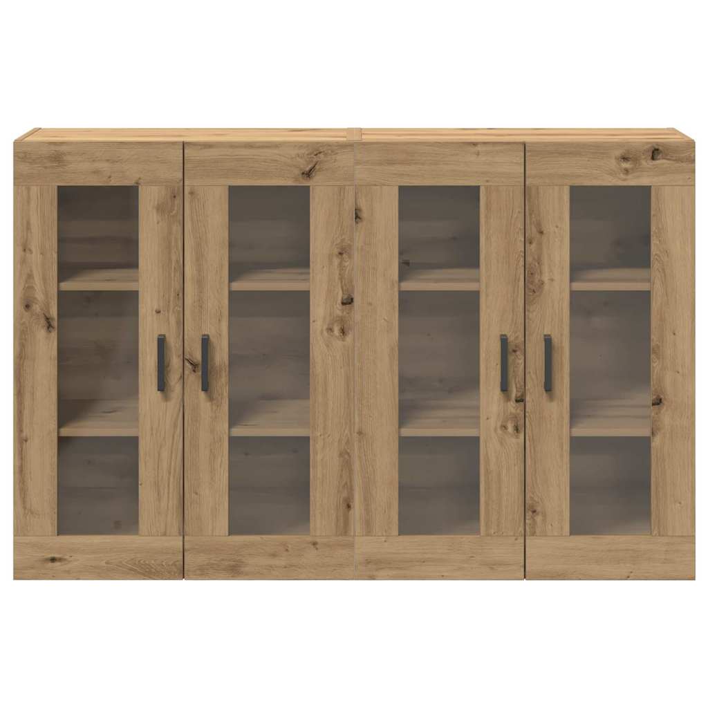 Wall Cabinets 2 pcs Artisan Oak 69.5 x 34 x 90 cm