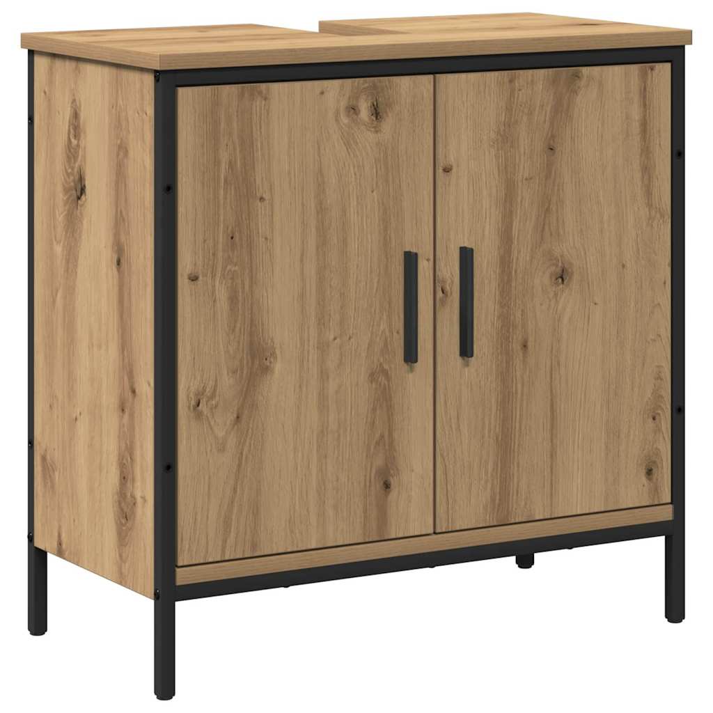 Bathroom Furniture Set 2 pcs Brown Engineered wood