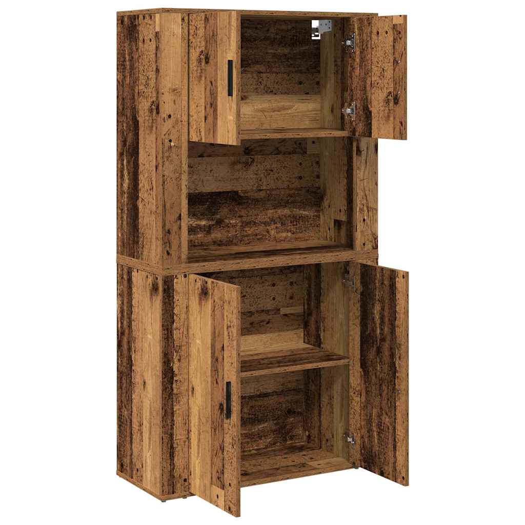 Highboard Old Wood 80 x 33 x 150 cm Engineered Wood