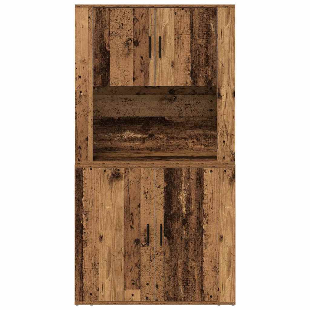 Highboard Old Wood 80 x 33 x 150 cm Engineered Wood