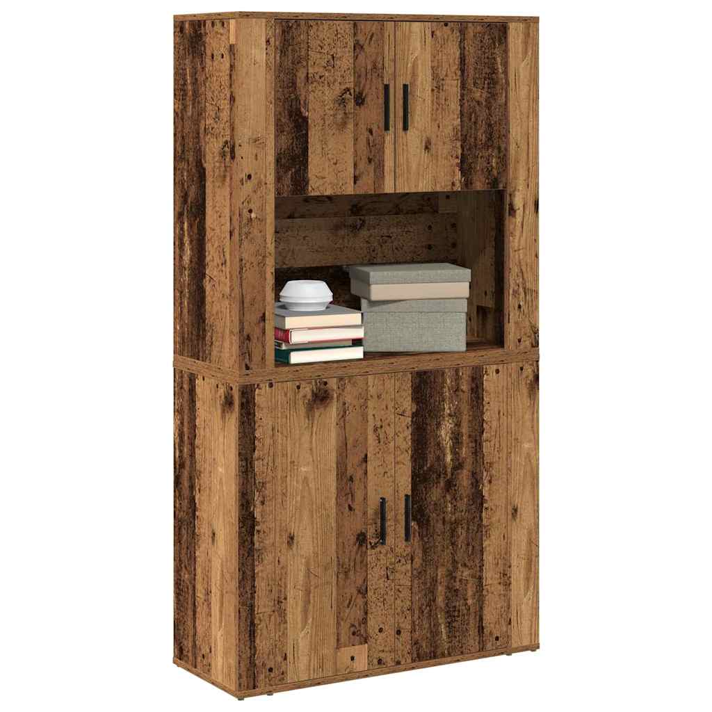 Highboard Old Wood 80 x 33 x 150 cm Engineered Wood