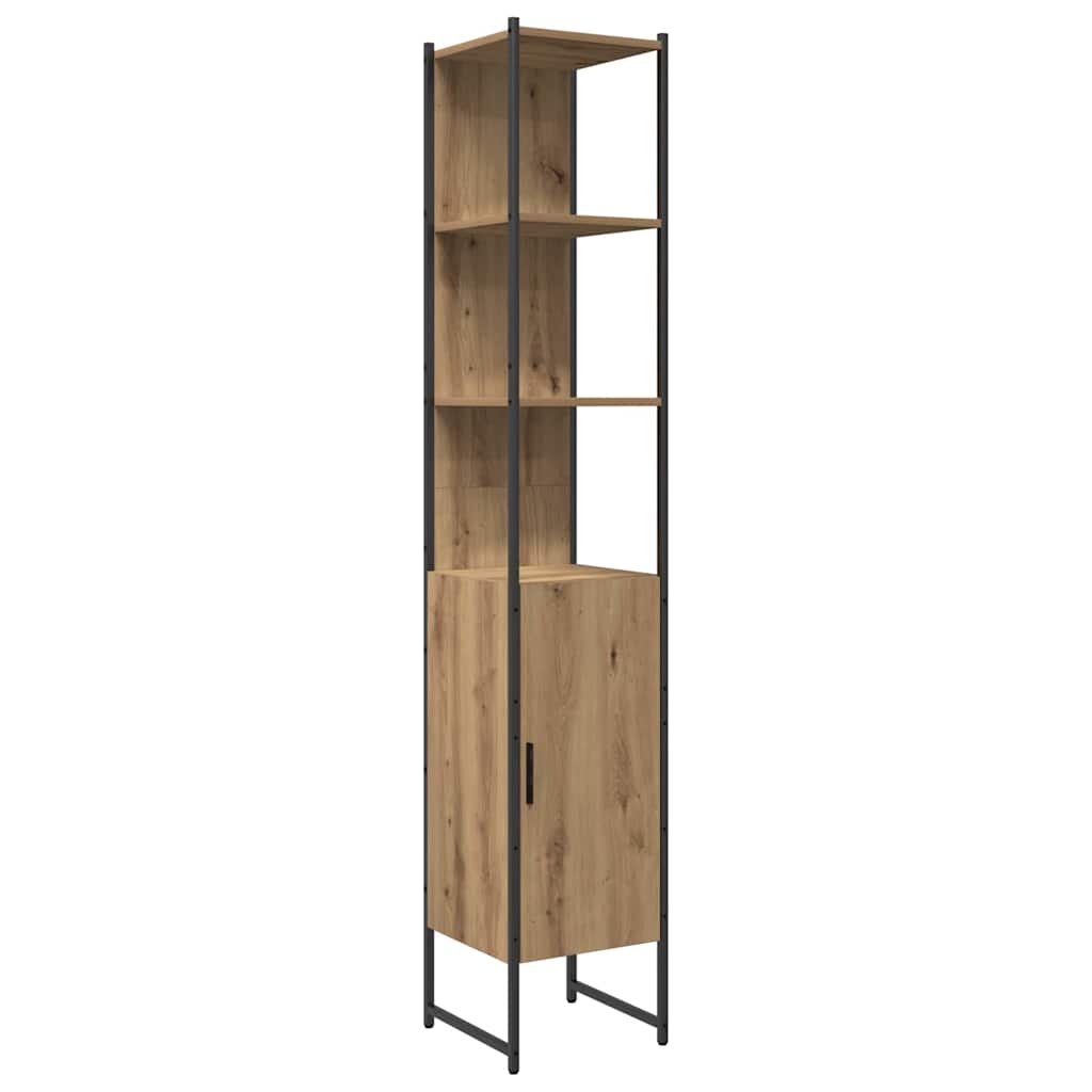 Bathroom Furniture Set 4 pcs Brown Engineered wood
