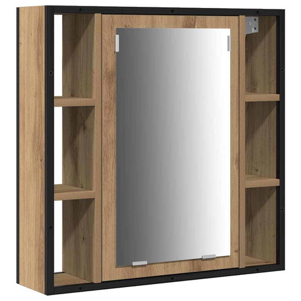 Bathroom Furniture Set 4 pcs Artisan Oak Engineered Wood