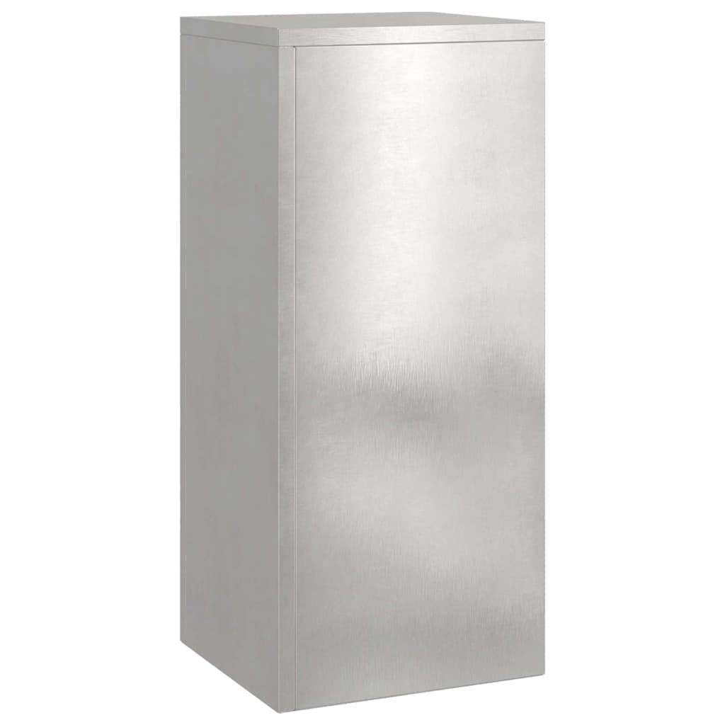 Plant Stand 2 pcs Silver 24 x 24 x 55 cm Stainless Steel