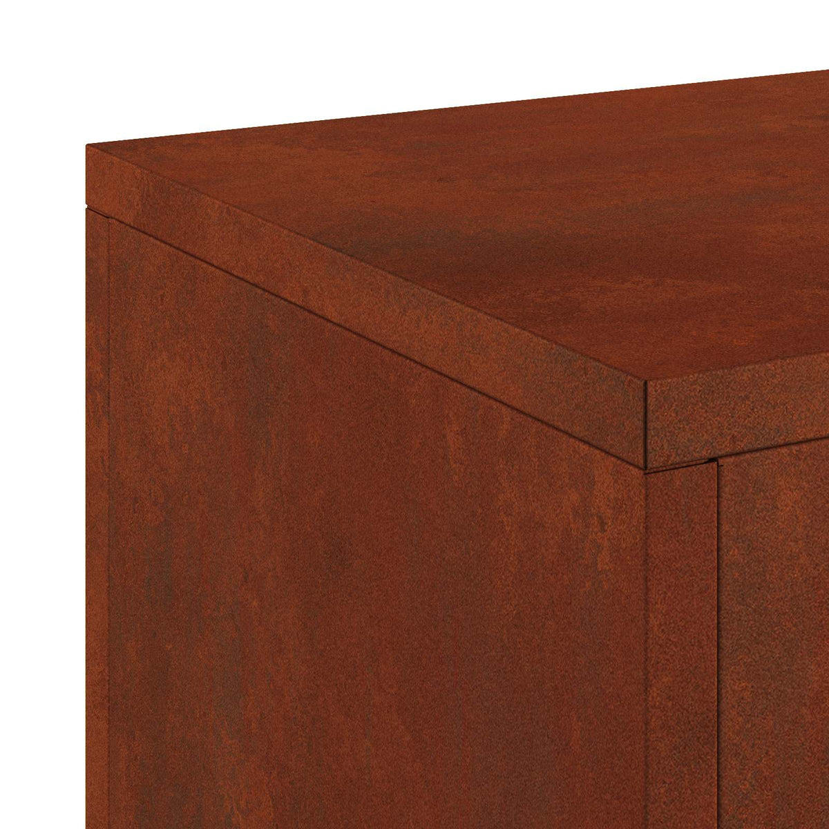 Plant Stand 2 pcs Rusty 24 x 24 x 55 cm Weathering Steel