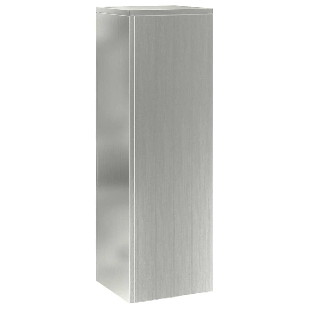 Plant Stand 3 pcs Silver 24 x 24 x 75 cm Galvanised Steel