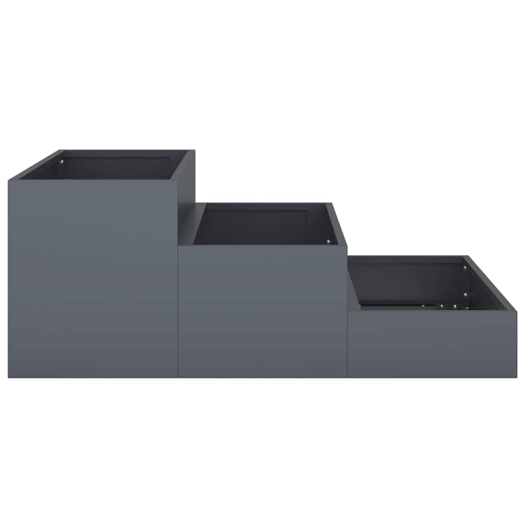 Garden Planter Anthracite 90 x 90 x 35 cm Cold-rolled Steel