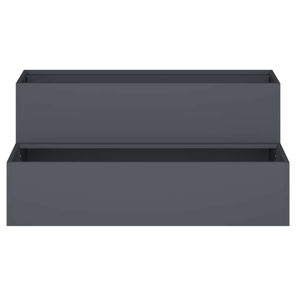 Garden Planter Anthracite 100 x 60 x 45 cm Cold-rolled Steel