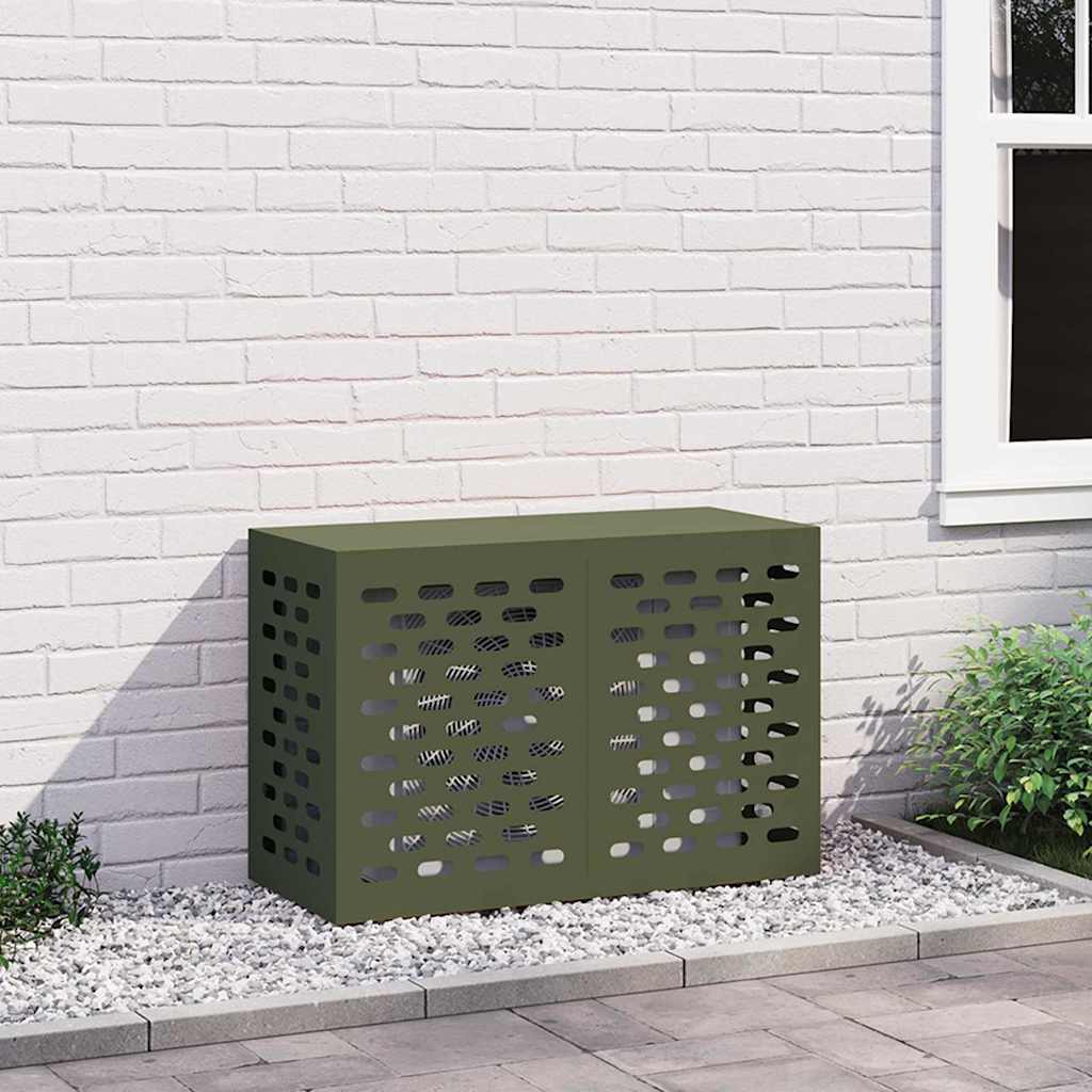 Air Conditioner Cover Olive Green 90 x 40 x 60 cm