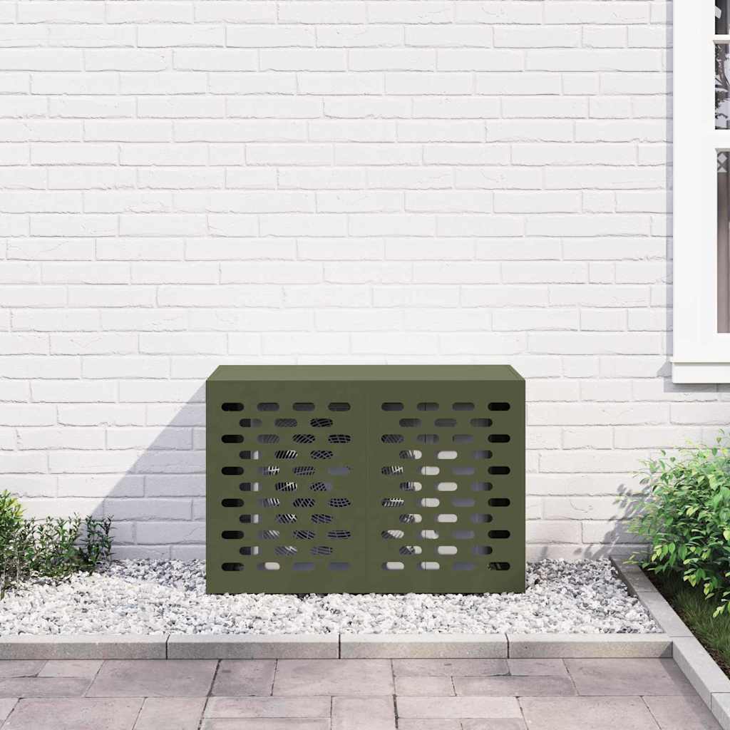 Air Conditioner Cover Olive Green 90 x 40 x 60 cm
