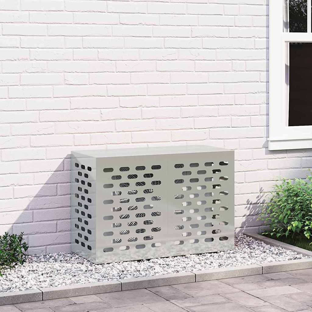 Air Conditioner Cover Silver 90 x 40 x 60 cm