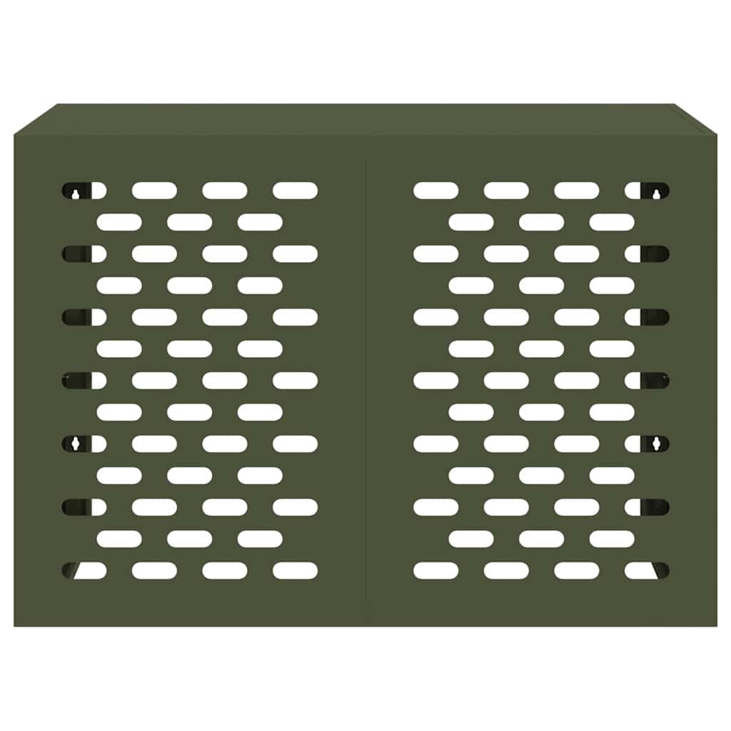 Air Conditioner Cover Olive green 100 x 50 x 70 cm Steel