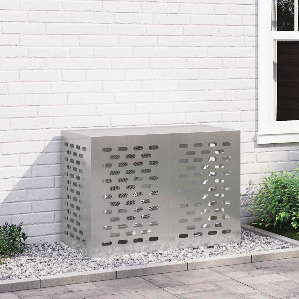 Air Conditioner Cover Silver 100 x 50 x 70 cm Stainless steel